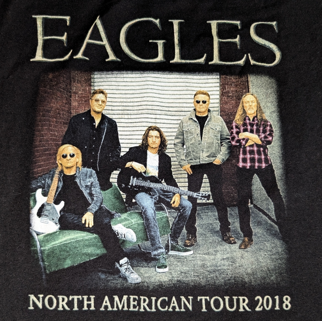 Eagles 2018 Concert Tee Large